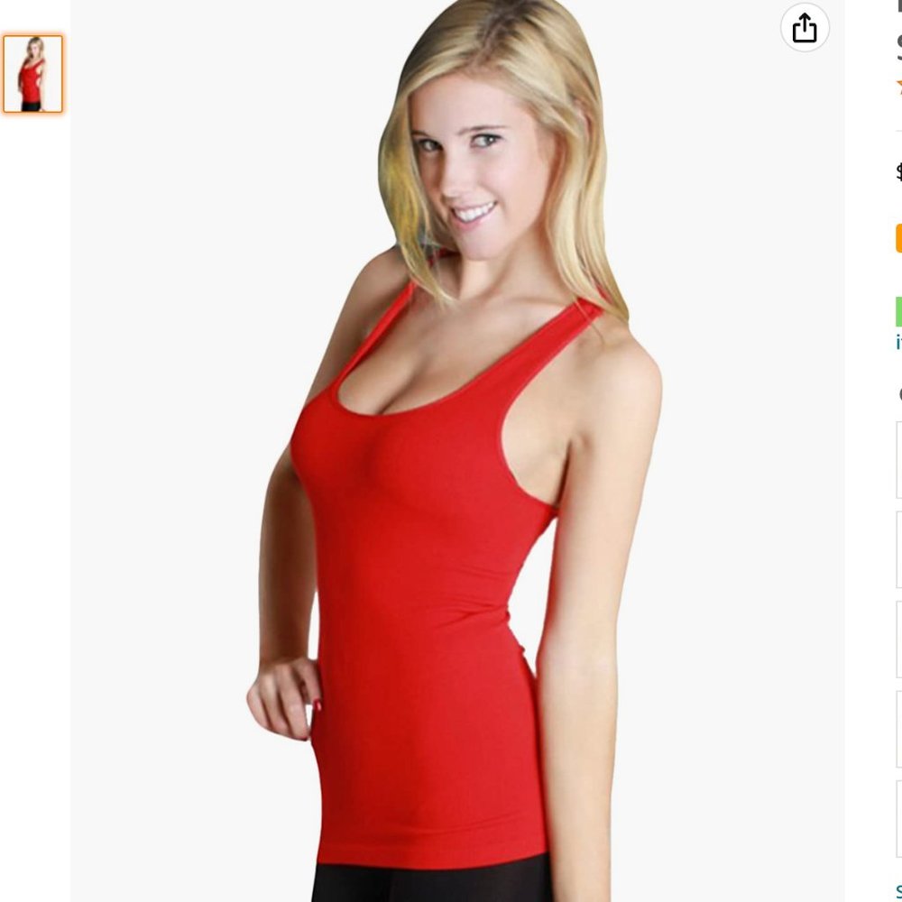 NIKIBIKI Women’s Seamless Plain Jersey Long Tank Tops, One Size fits all